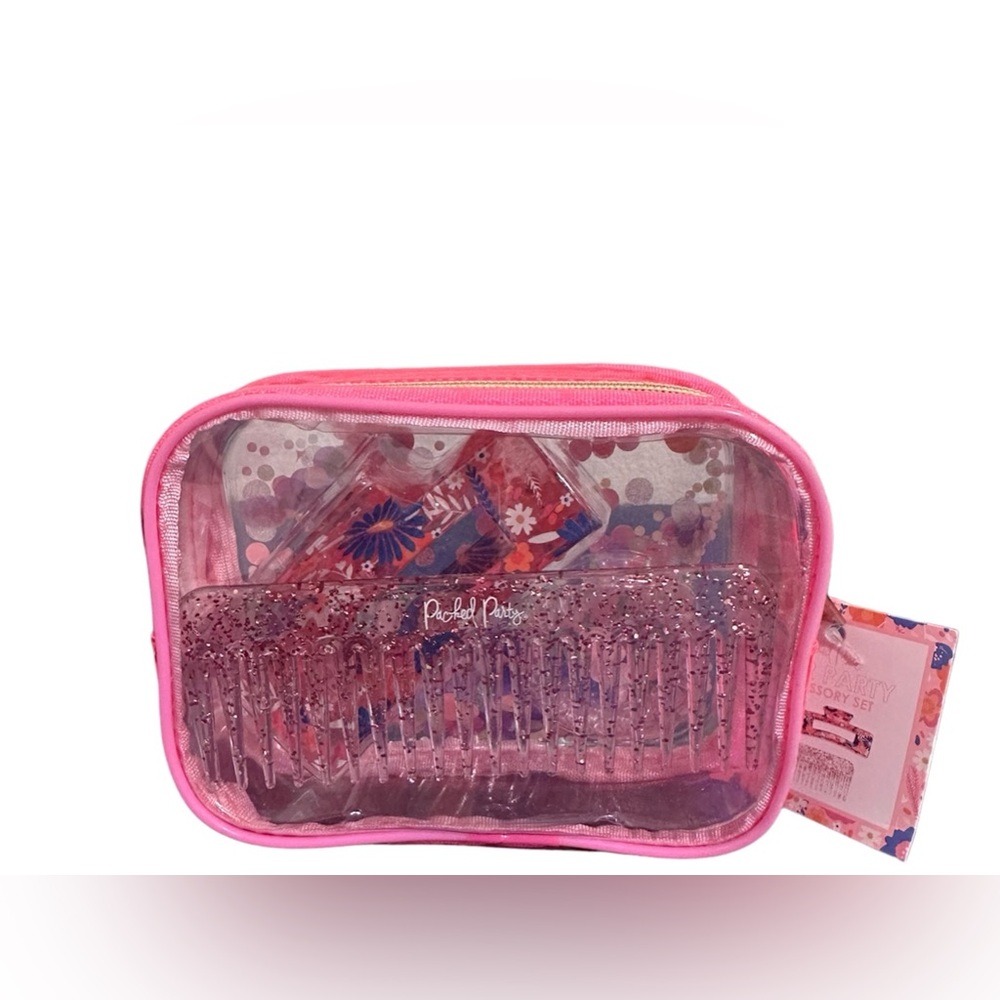 Packed Party Hair Party 4 PC Accessory Set with Confetti Bag NEW